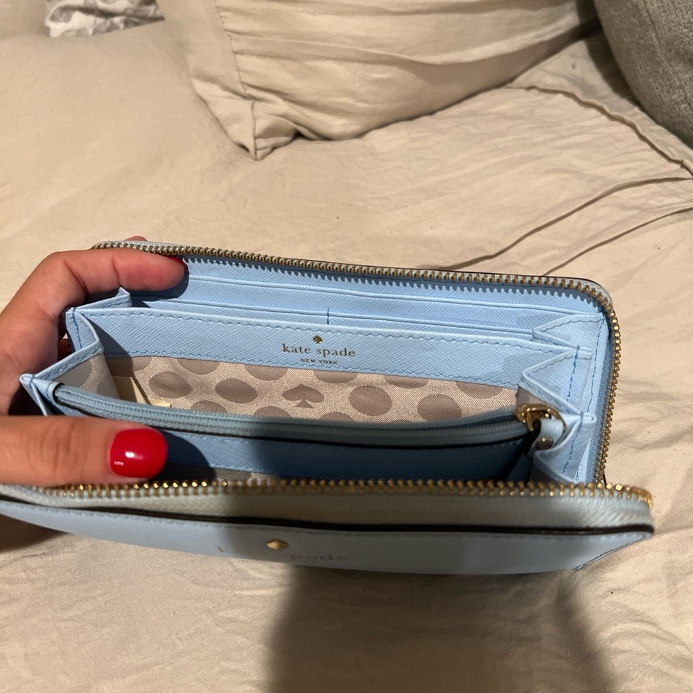 Kate Spade Blue Wallet Sleek Design Premium Quality